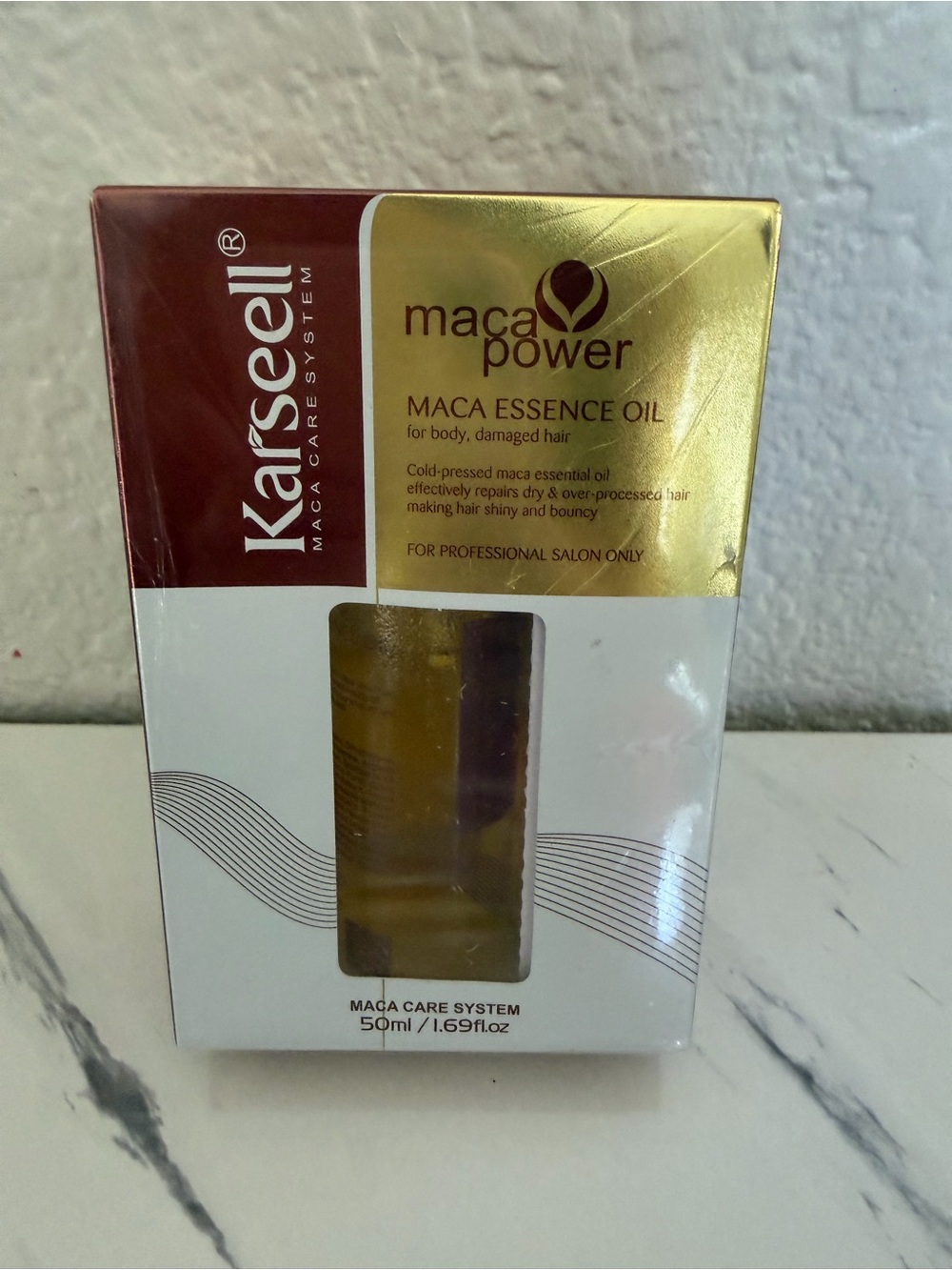 Karseell Maca Power Argan Oil Hair Serum -Healing for Dry Damaged Hair 1.69 Oz